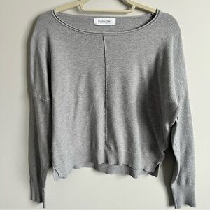 Women's Gray Sweater, Cropped, Size Small/Medium